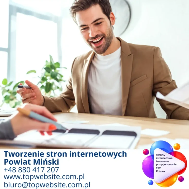 tworzenie stron internetowych miński powiat